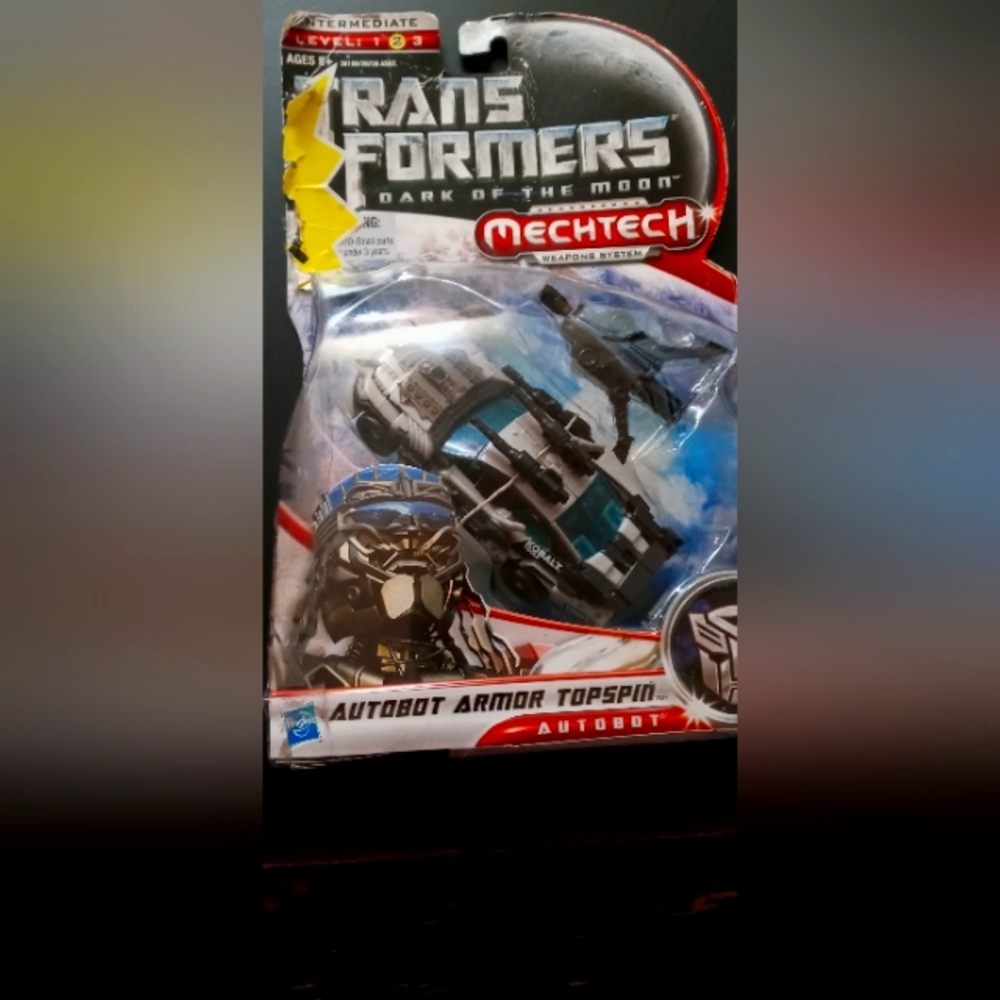 Transformers Dark of the Moon Autobot Armor Topspin Action Figure Michael bay